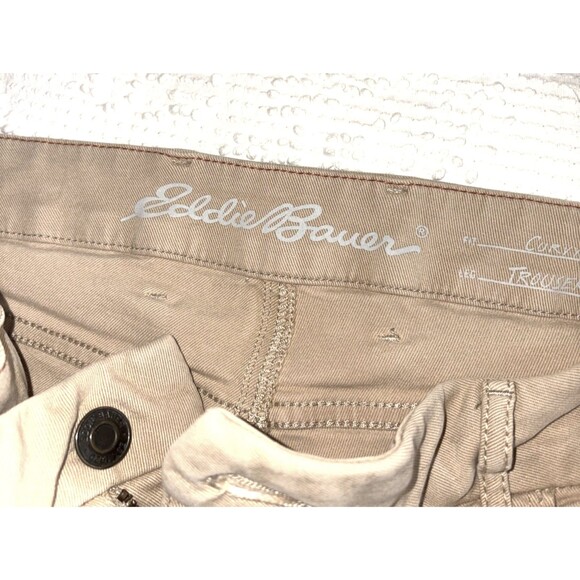 Women’s Eddie Bauer Curvy Pants Tall 16 Tan - Picture 2 of 9